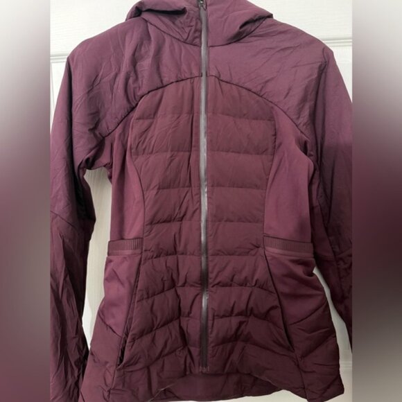 Lululemon DOWN FOR IT ALL JACKET 700 Down & PrimaLoft Hoodie Size 6 Outdoor - Picture 7 of 12
